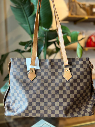 LOUIS VUITTON Vintage Columbine Damier Ebene Shoulder Bag