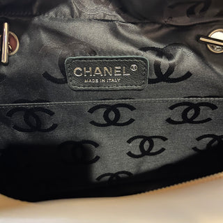 CHANEL Cambon Multipocket Large Beige Calfskin Reporter Bag