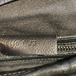 GIVENCHY Pandora Black Crinkled Leather Shoulder Bag