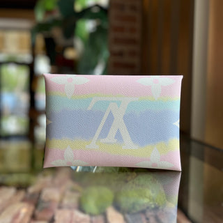 LOUIS VUITTON Pastel Giant Escale Canvas Kirigami Pastels Pouch