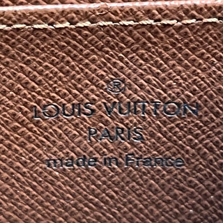 LOUIS VUITTON Monogram Brown Coated Canvas Zippy Coin Purse