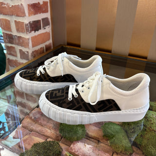 FENDI Force Lace-up Sneakers SZ 39