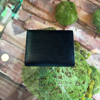 LOUIS VUITTON Epi Wallet Black