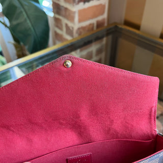 LOUIS VUITTON Felicie Pochette Damier Ebene Canvas Crossbody