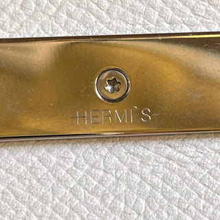HERMES Red/White Leather Illusion Reversible Wrap Bracelet SZ PM