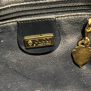 GUCCI Vintage Mini GG Supreme Blue Crossbody Bag