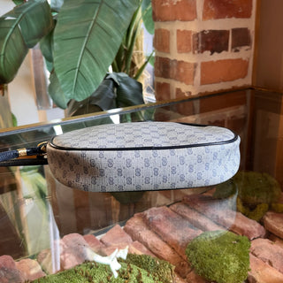 GUCCI Vintage Mini GG Supreme Blue Crossbody Bag