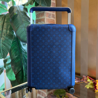 LOUIS VUITTON Horizon 55 Cobalt Taigarama Rolling Luggage