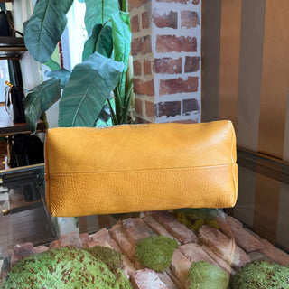 GUCCI Crafty Yellow GG Canvas Tote Bag