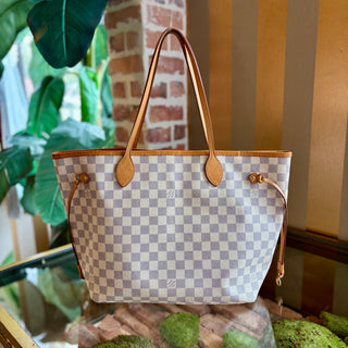 LOUIS VUITTON Damier Azur Neverfull MM