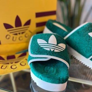 Adidas x Gucci GG Platform Sandal SZ 40