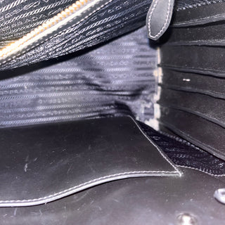 PRADA City Calf Bibliotheque Accordion Tote Bag