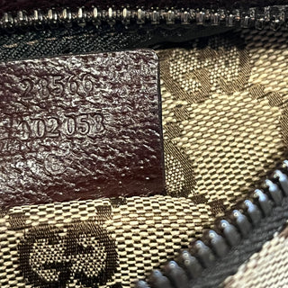 GUCCI Beige GG Monogram Canvas Double Pocket Belt Bag