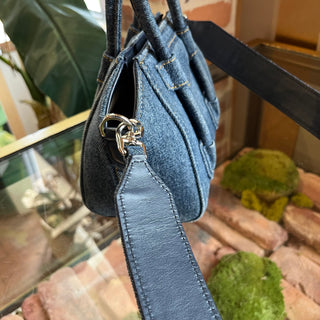 GIVENCHY Antigona Lock Toy Denim Top Handle Bag
