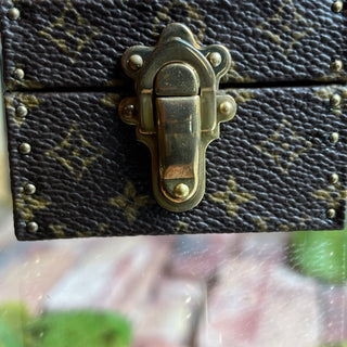 LOUIS VUITTON Monogram Canvas Ring Mini Trunk Case