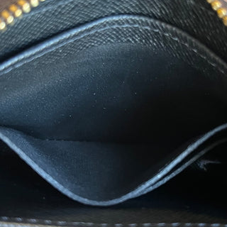 LOUIS VUITTON Giant Monogram Brown Leather Zippy Coin Purse