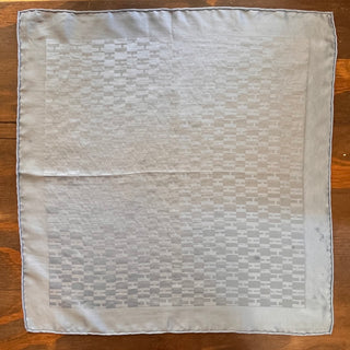 HERMES Seychelles Faconnee Grand H Pocket Square