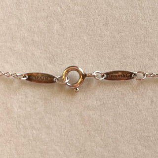 TIFFANY&CO. Elsa Peretti Diamonds By The Yard Silver Necklace