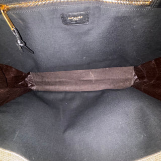 SAINT LAURENT Brown Rive Gauche Tote