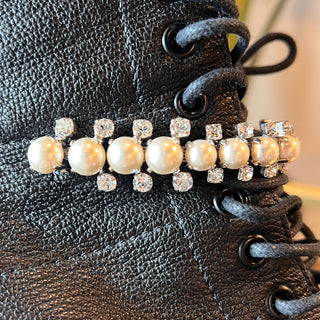 JIMMY CHOO Cruz 65 leather combat boot SZ 40