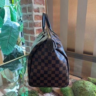 LOUIS VUITTON Damier Ebene Speedy 35