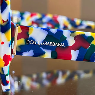 DOLCE&GABBANA DG 4319-F Multicolor Acetate Cat Eye Sunglasses