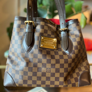 LOUIS VUITTON Damier Ebene Hampstead GM Tote