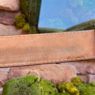 LOUIS VUITTON Brown Monogram Coated Canvas Belt 30/90