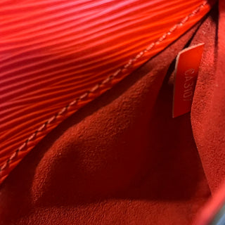 LOUIS VUITTON Saint Michel Coquelicot Monogram Canvas Shoulder Bag