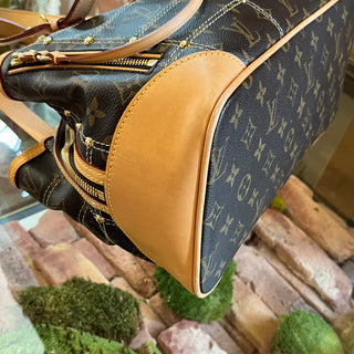 LOUIS VUITTON Riveting Limited Edition Monogram Canvas Shoulder Bag