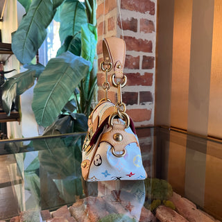 LOUIS VUITTON Marilyn White Monogram Multicolor Canvas Shoulder Bag