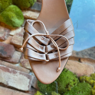 GUCCI Pink Satin Bow Leather Kitten Heels SZ 6.5