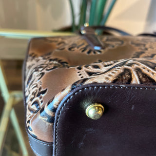 BRAHMIN Medium Asher Tote Espresso Fresco
