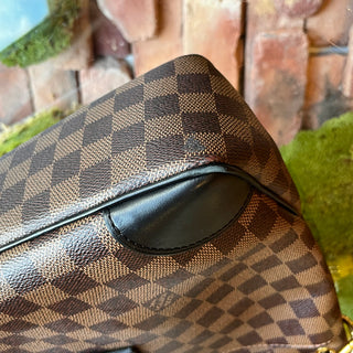 LOUIS VUITTON Odeon Noir Damier Ebene Canvas Crossbody Bag