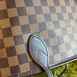 LOUIS VUITTON Neverfull MM Damier Ebene Canvas Tote