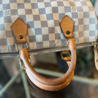 LOUIS VUITTON Speedy 35 Damier Azur