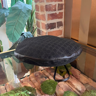 GUCCI Brown GG Monogram Canvas Hobo Bag