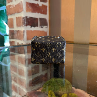 LOUIS VUITTON LV Monogram Canvas Ring Jewelry Box