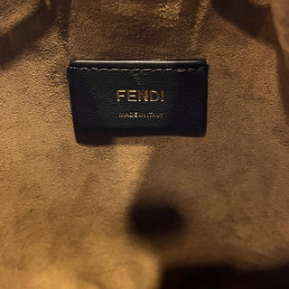 FENDI Mon Tresor Mini FF Canvas Bucket Bag