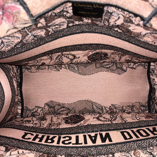 DIOR Jardin Magique Medium Pink Canvas Tote