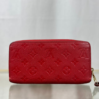 LOUIS VUITTON Jaipur Monogram Empreinte Leather Zippy Wallet