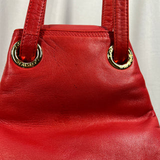 LOEWE Red Balloon Leather Bucket Bag