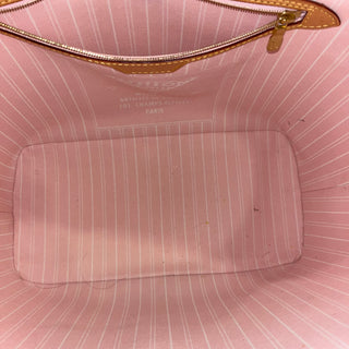 LOUIS VUITTON Neverfull MM Light Pink By The Pool Giant Monogram Tote Bag