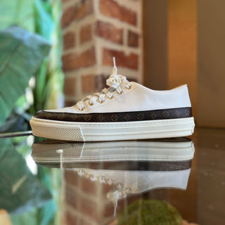 LOUIS VUITTON Stellar Line Coated Canvas Low Top Sneakers SZ 38 (US 8)