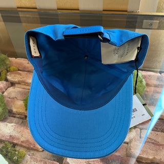 GUCCI Blue Cotton California Sequin Embellished Hat SZM/58CM