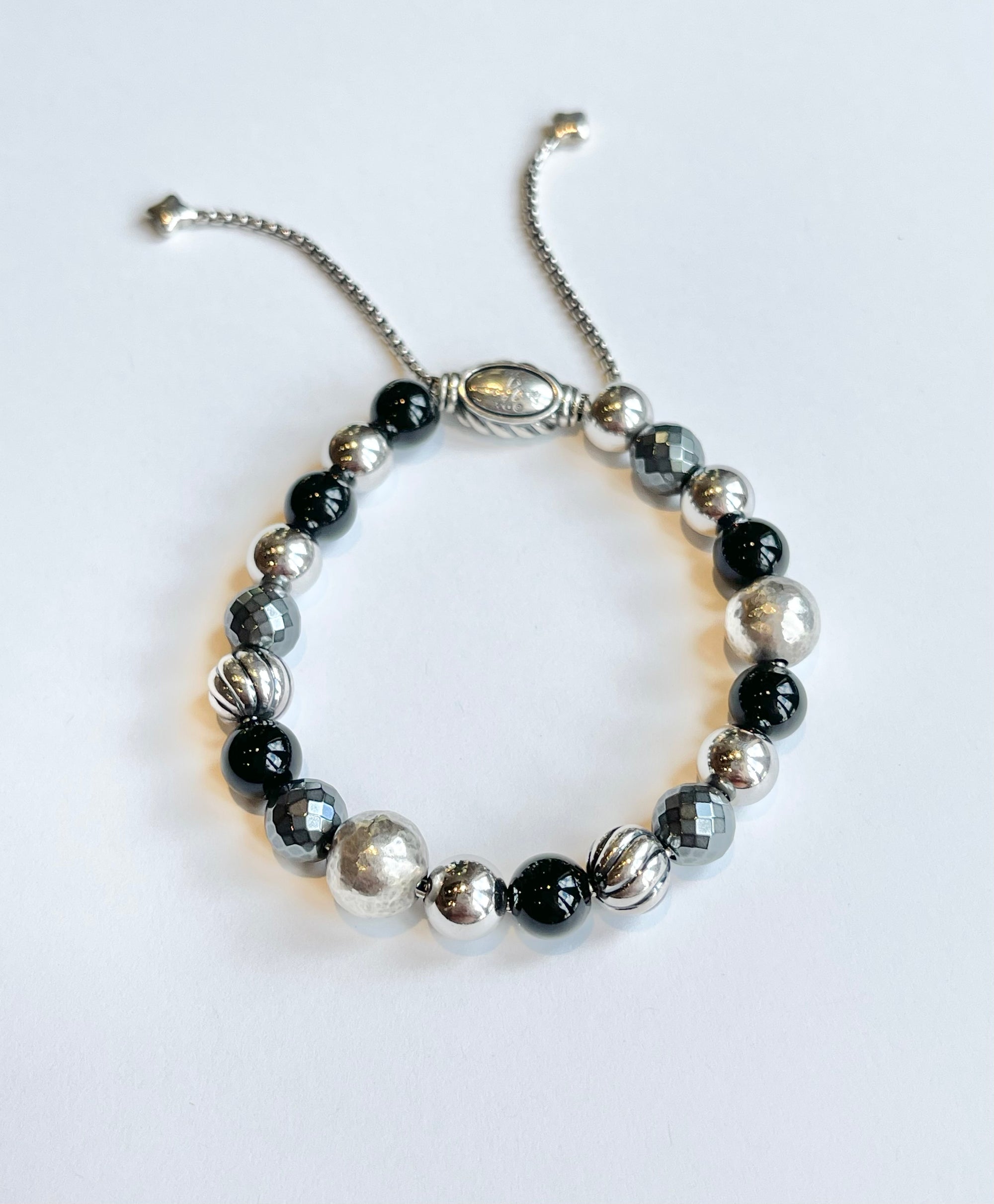 DAVID YURMAN Spiritual Beads Onyx and Hematite Bracelet