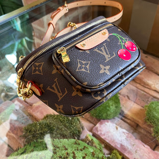 LOUIS VUITTON LV X TM Bumbag Mini Monogram Cerises Belt Bag