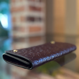 BURBERRY TB Monogram Leather Wallet