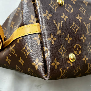 LOUIS VUITTON CarryAll MM Brown Monogram Hobo Bag