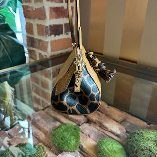 BURBERRY Animal Print Mini Blaze Crossbody